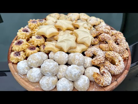 Con un solo impasto, 5 tipi di deliziosi biscotti che si sciolgono in bocca 🤤 In solo 1 ora 😮