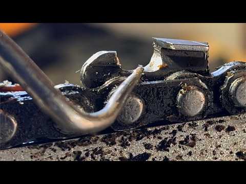 How to sharpen a chainsaw