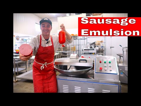 How to Make and Emulsion, Emulsified Sausage. How to with all the steps!