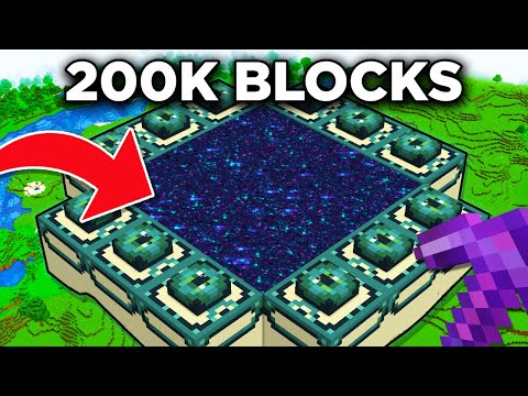 I Transformed The End Portal In Minecraft (it works)