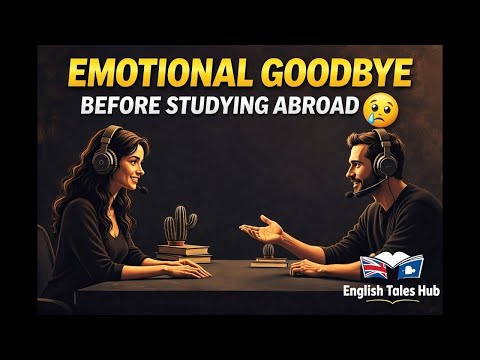 Saying Goodbye Before Studying Abroad 😢 | English Listening Practice