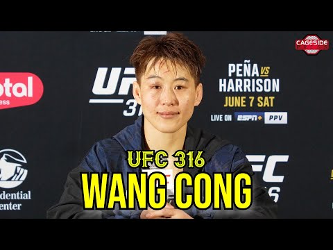 Wang Cong Wanted To Finish the Fight, Hopes to Keep Evolving With Team Alpha Male | UFC 316