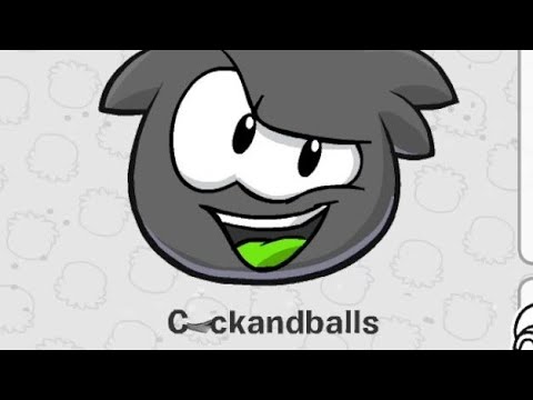 immature man plays club penguin