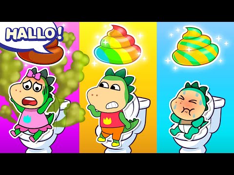 Oh nein! 😱 Das Spielzeug ist ins Klo gefallen! 🚽 Gesunde Gewohnheiten für Kinder von Fire Spike