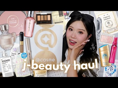 J-BEAUTY HAUL 🇯🇵 makeup, skincare + haircare!!