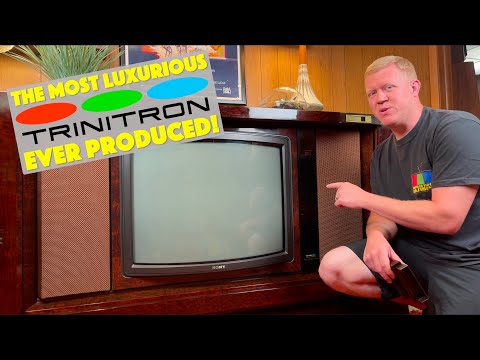 1981 Sony Trinitron KV-3000R: The Most Luxurious Trinitron EVER!!!