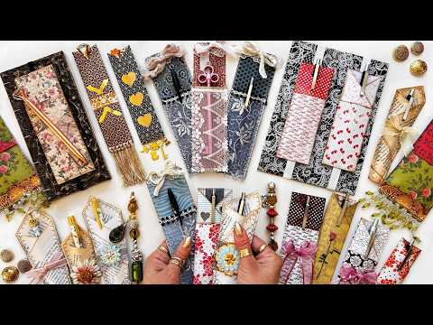 Journal Pen Holder Pockets DIY