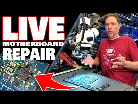 Live Laptop Motherboard Repair- But Viewers Choose What I Fix!