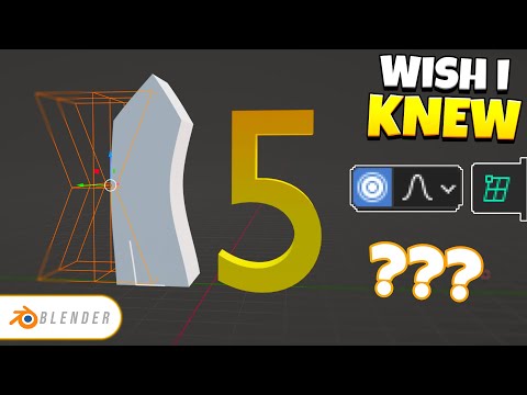 5 Blender Tools I Wish I Knew when I Started...