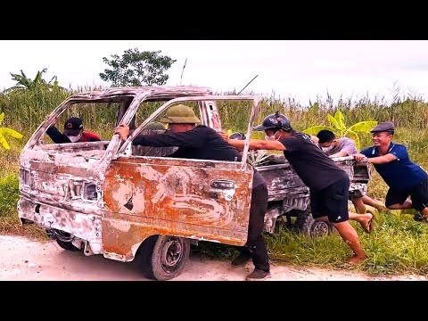 Restoration Damaged Old SUZUKI Truck From Scrap Yard // Complete Restoration Of SUZUKI Vehicle