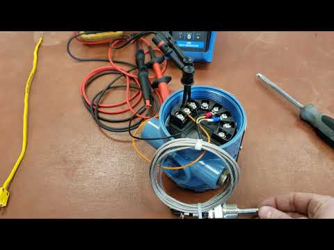 Calibration of rosemount 3144p pt1 thermocouple