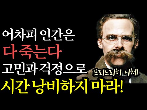들을수록 삶에 힘이 되는 니체가 남긴 위로와 희망의 인생명언 (통합본) / 어차피 인간은 다 죽는다 고민과 걱정으로 시간 낭비하지 마라 / 책읽어주는여자 인생조언 오디오북 asmr
