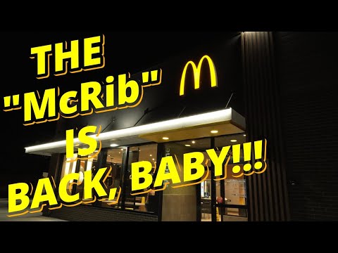 NEW MCDONALD'S MCRIB REVIEW