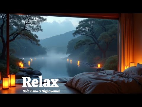Peaceful Night Piano Music for Deep Sleep, Calm Relaxation and Quiet Nights