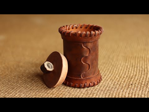 DIY Leather Container