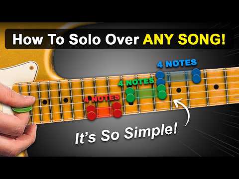 How to Solo over Any SONG or Chords by LISTENING to Them!