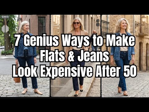 7 Genius Ways to Style Flat Shoes and Jeans to Look 10x More Expensive After 50