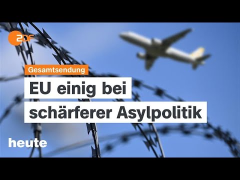 heute 19:00 Uhr vom 08.12.2025 Asylreform der EU, US-Sicherheitsstrategie, Syrien 1 Jahr nach Assad
