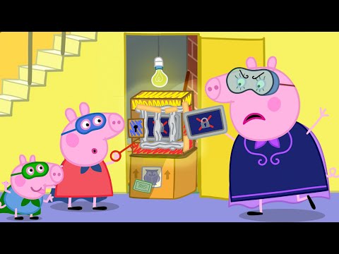 Mummy Pig’s Tablet Cardboard JAIL!🔒Peppa & George: Tech Rescue Mission|Tales Full Episodes | Cartoon