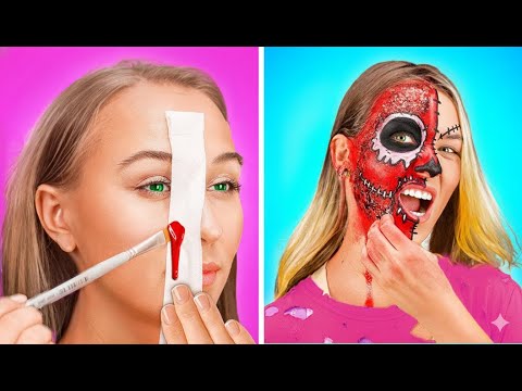 Oh No! Barbie Is a Monster! 🎃 *Halloween Makeover For Cute Doll*