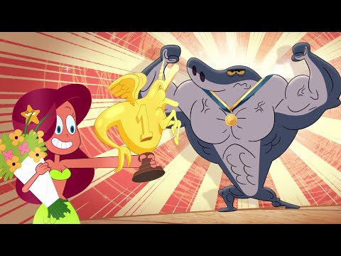 ZIG e SHARKO 🌴 Medalha de ouro 🥇 Zig e Sharko Brasil | Desenho Animado em português
