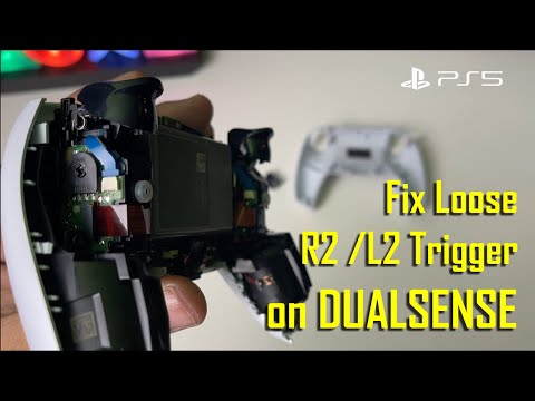 PS5 Controller Issue - How to Fix DualSense Loose R2 or L2 Adaptive Triggers (Replace Broken Spring)