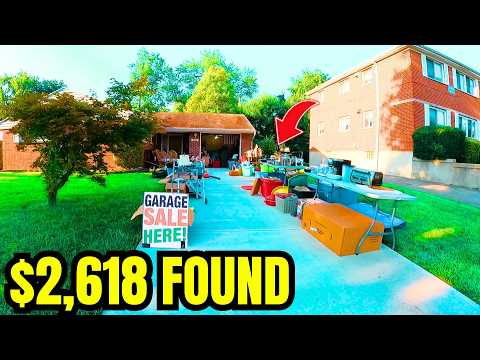 WE FOUND $2,618 IN VALUE AT THESE COMMUNITY YARD SALES