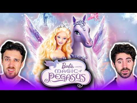 Grown men watch *BARBIE AND THE MAGIC OF PEGASUS* (what are we watching?)