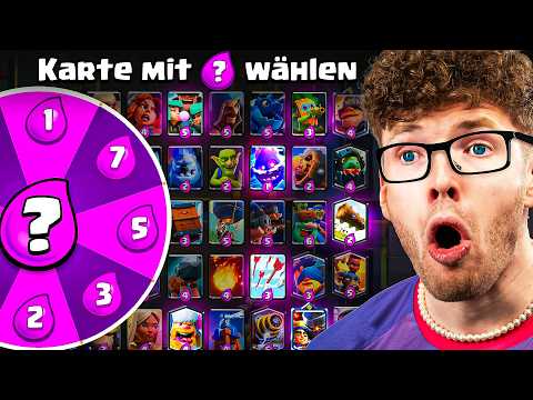😱🤯GLÜCKSRAD BAUT MEINE DECKS in MEGA AUSWAHL... | Clash Royale Deutsch