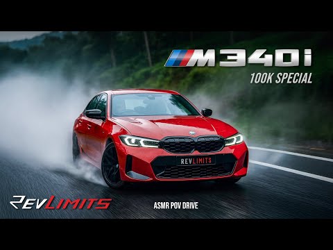 BMW M340i | 4K Cinematic | POV ASMR Drive | 100K Special | RevLimits #m340i #bmw #bmwm340i