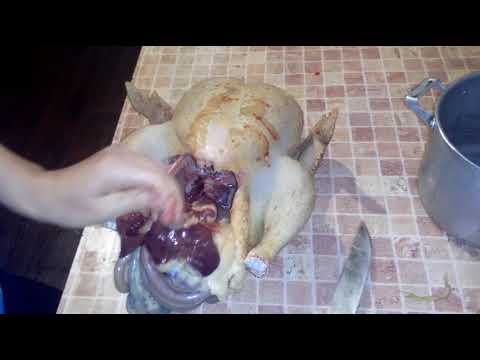 Как разделать домашнюю птицу (гуся, утку, курицу) мастер класс по разделке курицы