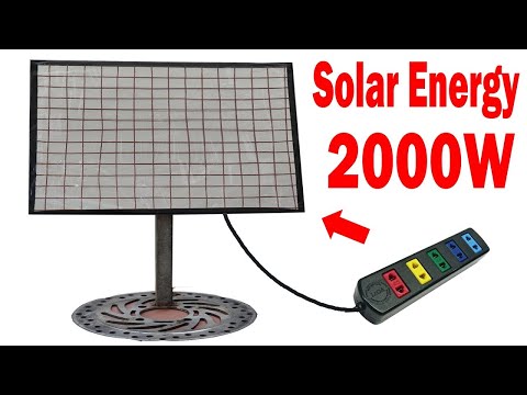 CREATE Your OWN HIGH POWER SOLAR BATTERY At Home NOW