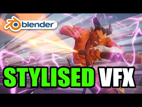How I create stylised 2D VFX in Blender