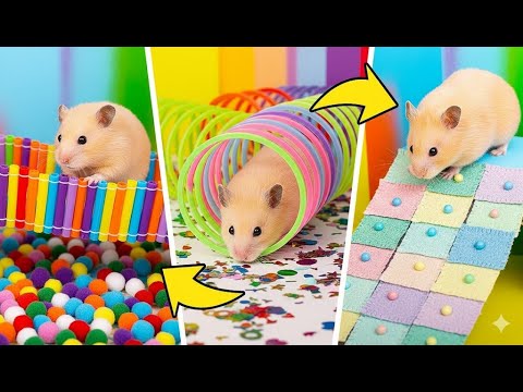 Como Fazer um Labirinto Gigante de Hamsters POP-IT 🐹✨