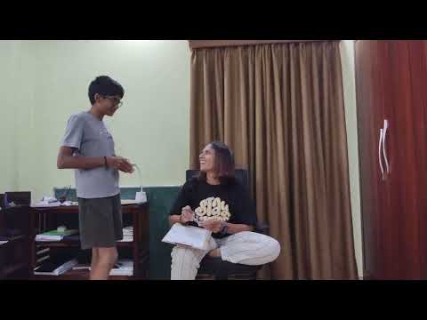 Magic tricks with my mother.