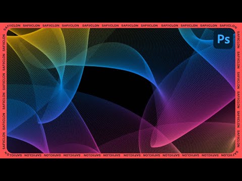 [ Photoshop Tutorial ] How to Create Abstract Lines Background in Photoshop
