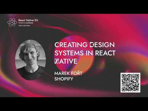Creating Design Systems in React Native - Marek Fořt | React Native EU 2023