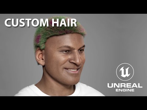 Unreal Engine 5.6 - Custom Parametric Metahuman Hair - Tutorial