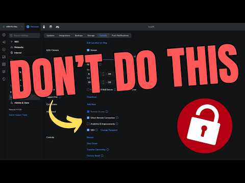 Is Your UniFi Network ACTUALLY Secure? (best practices)