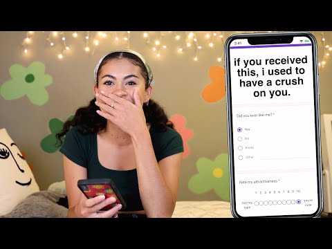 Sending a quiz to every boy I've had a crush on
