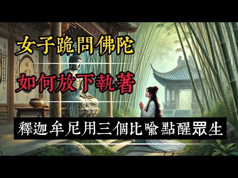 女子跪問佛陀:如何放下執著?釋迦牟尼用三個比喻點醒眾生!#立地成佛#佛陀#佛學#佛教#禪修#佛法智慧#佛教故事#佛教文化