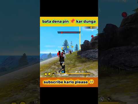 bata dena pin π kar dunga π #shortsfeed #kalimlive1m #tondegamer #freefire