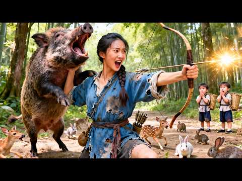 Drowned, reborn with fusion power! Rips scum, catches boar—bullied girl now top hunter, stuns all!