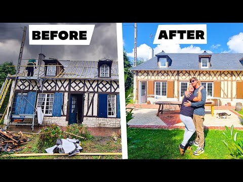 TIMELAPSE  RENOVATION - A COUPLE RENOVATE A FRENCH HOUSE IN 30 MINUTES