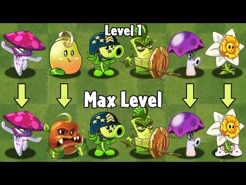 Tournament 32 Plants Level 1 to Max Level - Who Will Win? - PvZ 2 Plant vs Plant