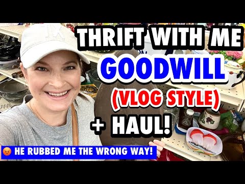 Don’t assume! GOODWILL Home Decor THRIFT SHOPPING VLOG *  Plus I have a THRIFT HAUL *