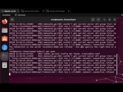 kubectl get nodes Config not found: /root/admin.conf | couldn't get current server API group list