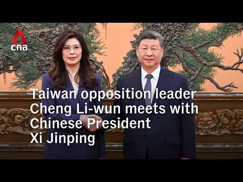 Taiwan opposition leader Cheng Li-wun meets with Chinese President Xi Jinping