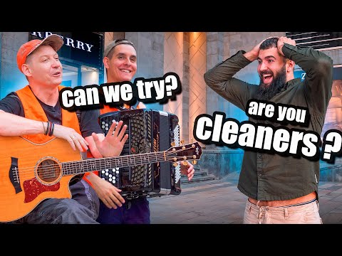 WHEN THE CLEANER GAVE A GUITAR, thay WERE VERY SURPRISED