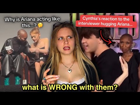 TikTok Is CREEPED OUT By The 'Wicked' Interviews With Ariana Grande...